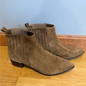 Marc Fisher Tan Suede Boots